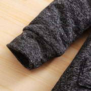 Autumn And Winter Lovely Dark Grey Printed Long-sleeve Baby Hoodie Jumpsuit - MomyMall