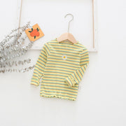 Daisy Color Stripes Top - MomyMall Yellow / 18-24 Months