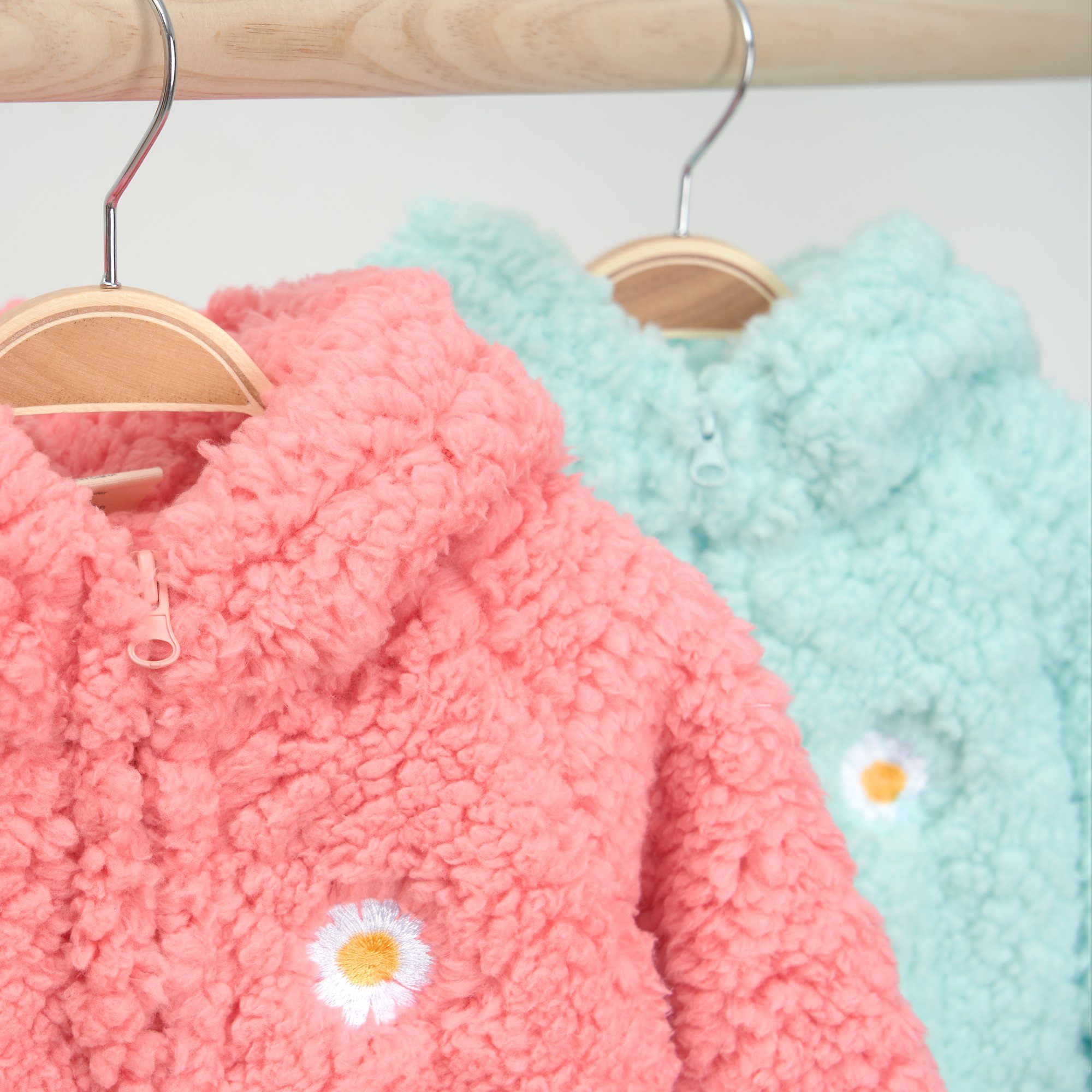 Daisy Oversized Teddy Fur Hooded Coat - MomyMall