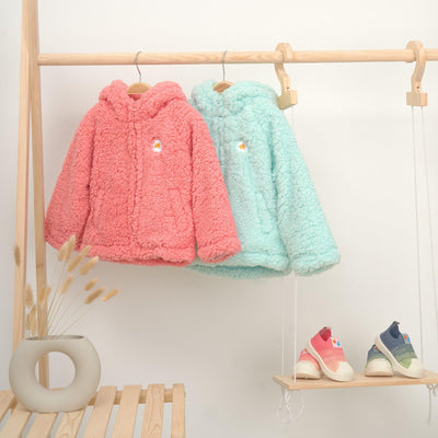 Daisy Oversized Teddy Fur Hooded Coat - MomyMall