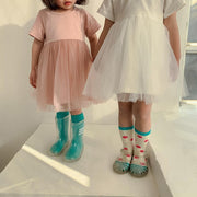 Debra Candy Color Tulle Dress - MomyMall
