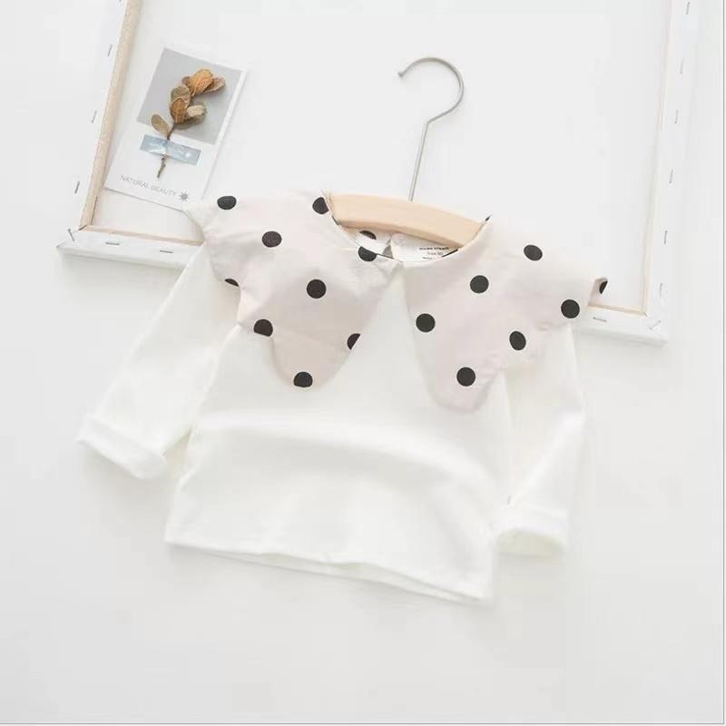 Demia Polka Dots Collar Top