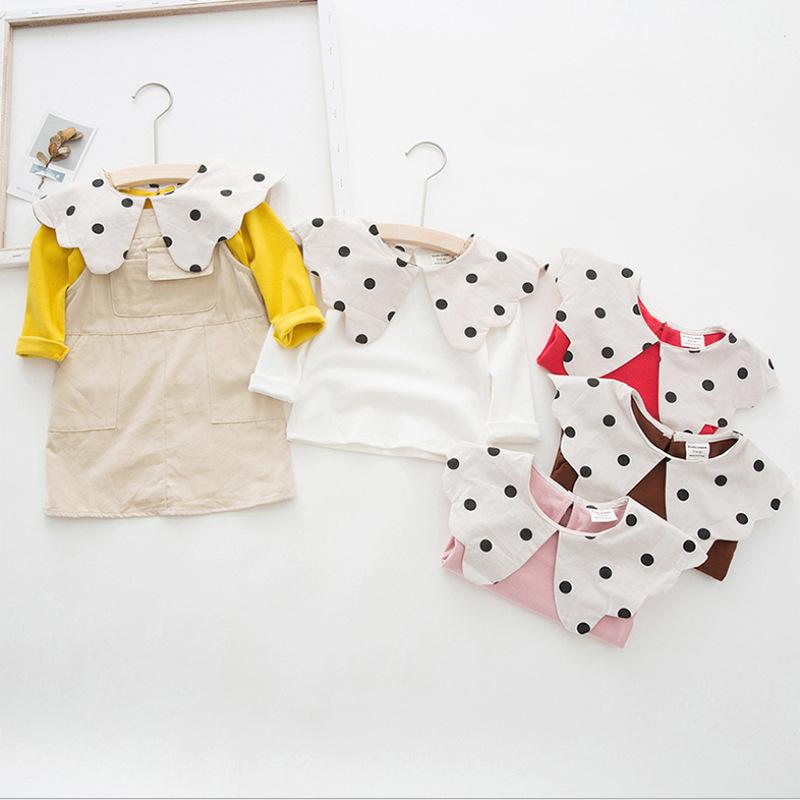 Demia Polka Dots Collar Top