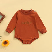 Darling Onesie - MomyMall Brown / 0-3 Mo