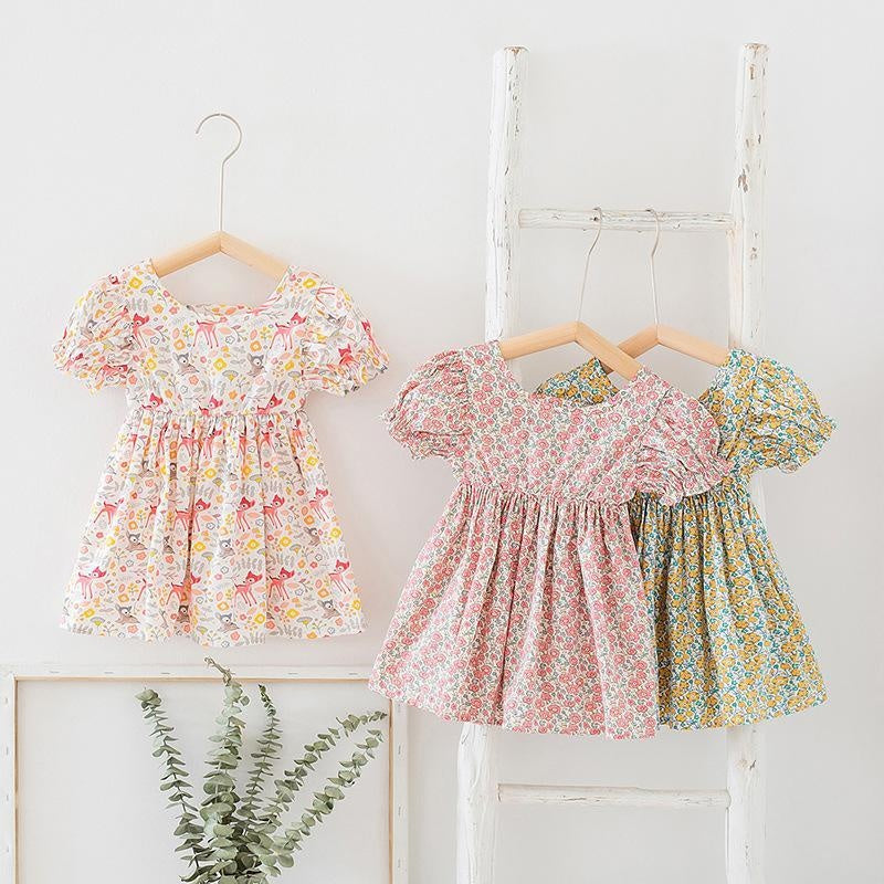 Forest Floral Bambi Princess Dress