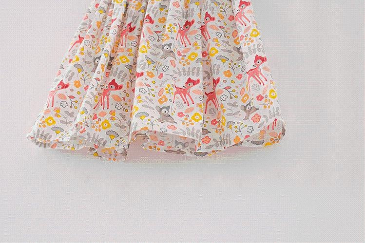 Forest Floral Bambi Princess Dress