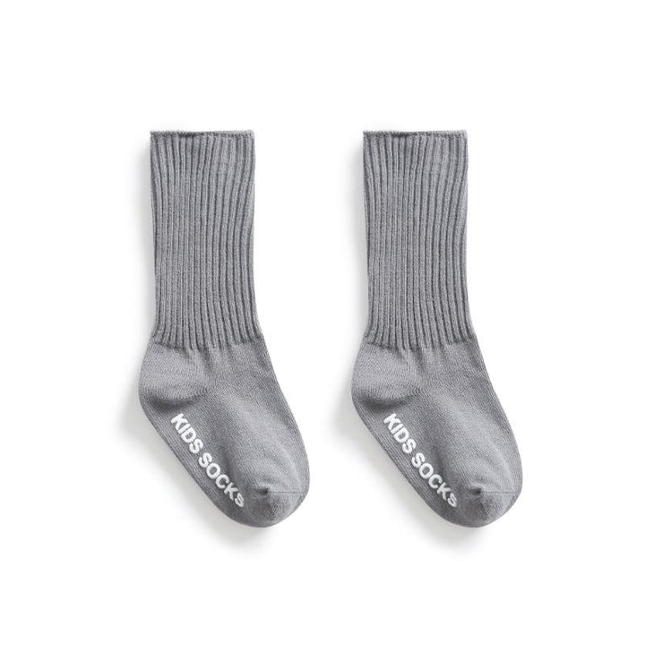 Dodo Basic Ribbed Socks - MomyMall Gray / 0-12 Months