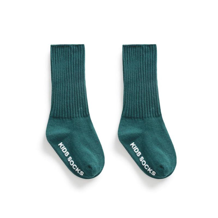 Dodo Basic Ribbed Socks - MomyMall Green / 0-12 Months