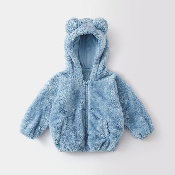 Fluffy Bears Warm Fuzzies Hooded Jacket - MomyMall 2-3 Years / Blue