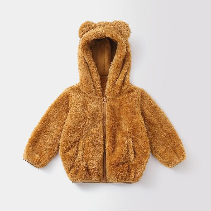 Fluffy Bears Warm Fuzzies Hooded Jacket - MomyMall 2-3 Years / Brown