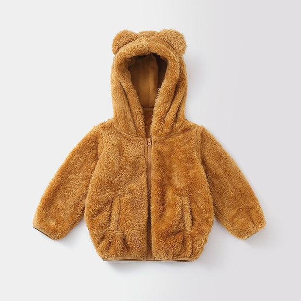 Fluffy Bears Warm Fuzzies Hooded Jacket - MomyMall 2-3 Years / Brown