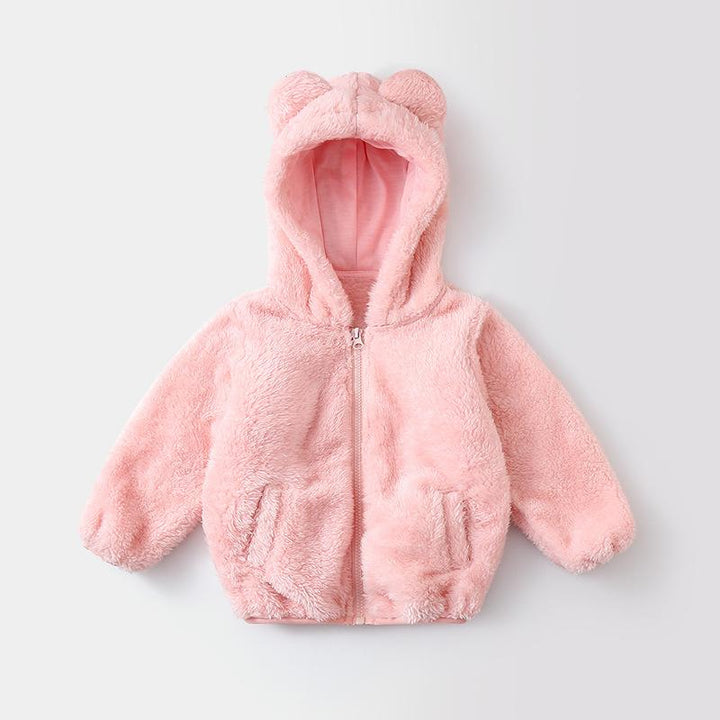 Fluffy Bears Warm Fuzzies Hooded Jacket - MomyMall 2-3 Years / Pink