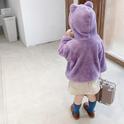 Fluffy Bears Warm Fuzzies Hooded Jacket - MomyMall