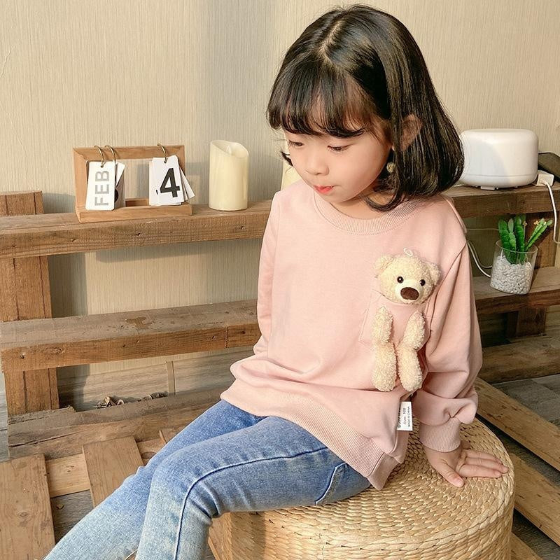 Dolly Pocket Bear Sweatshirt - MomyMall