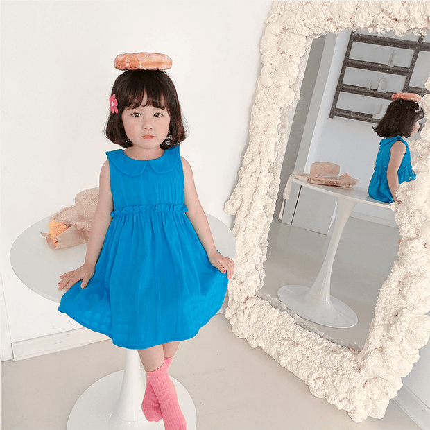 Dora Candy Color Ruffle Dress - MomyMall