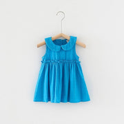 Dora Candy Color Ruffle Dress - MomyMall 18-24 Months / Blue