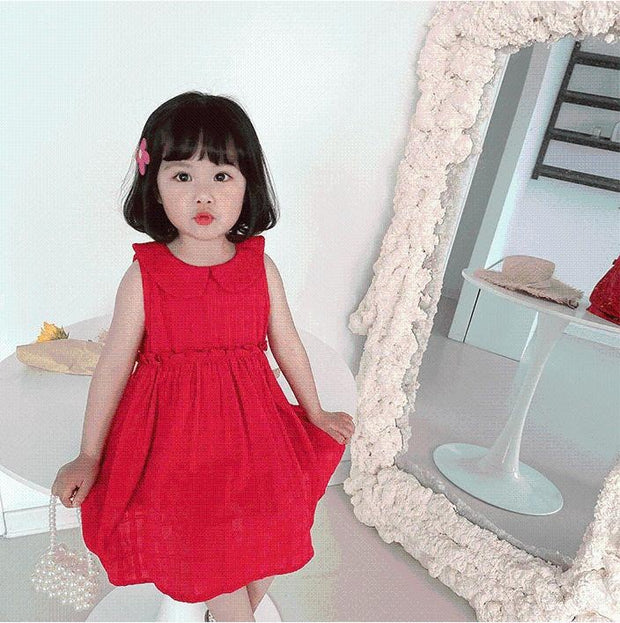 Dora Candy Color Ruffle Dress - MomyMall
