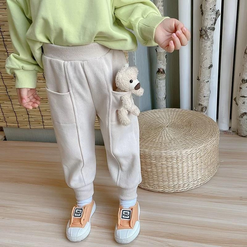 Dory Pocket Bear Sweatpants - MomyMall 2-3 Years / Beige