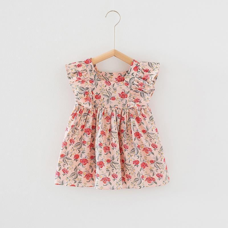 Dovie Blooming Flowers Dress - MomyMall 18-24 Months / Pink