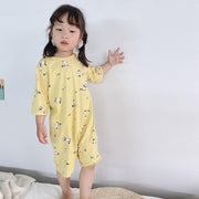 Dream Kids Summer Mid Romper - MomyMall 18-24 Months / Yellow Puppy