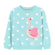 Lady Ostrich Patch Sweatshirt