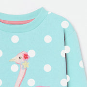 Lady Ostrich Patch Sweatshirt