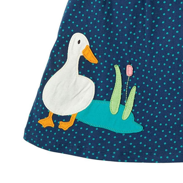 Duck Patch Polka Dots Dress
