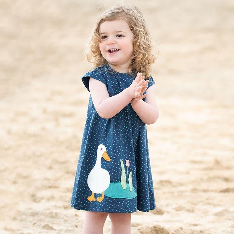 Duck Patch Polka Dots Dress