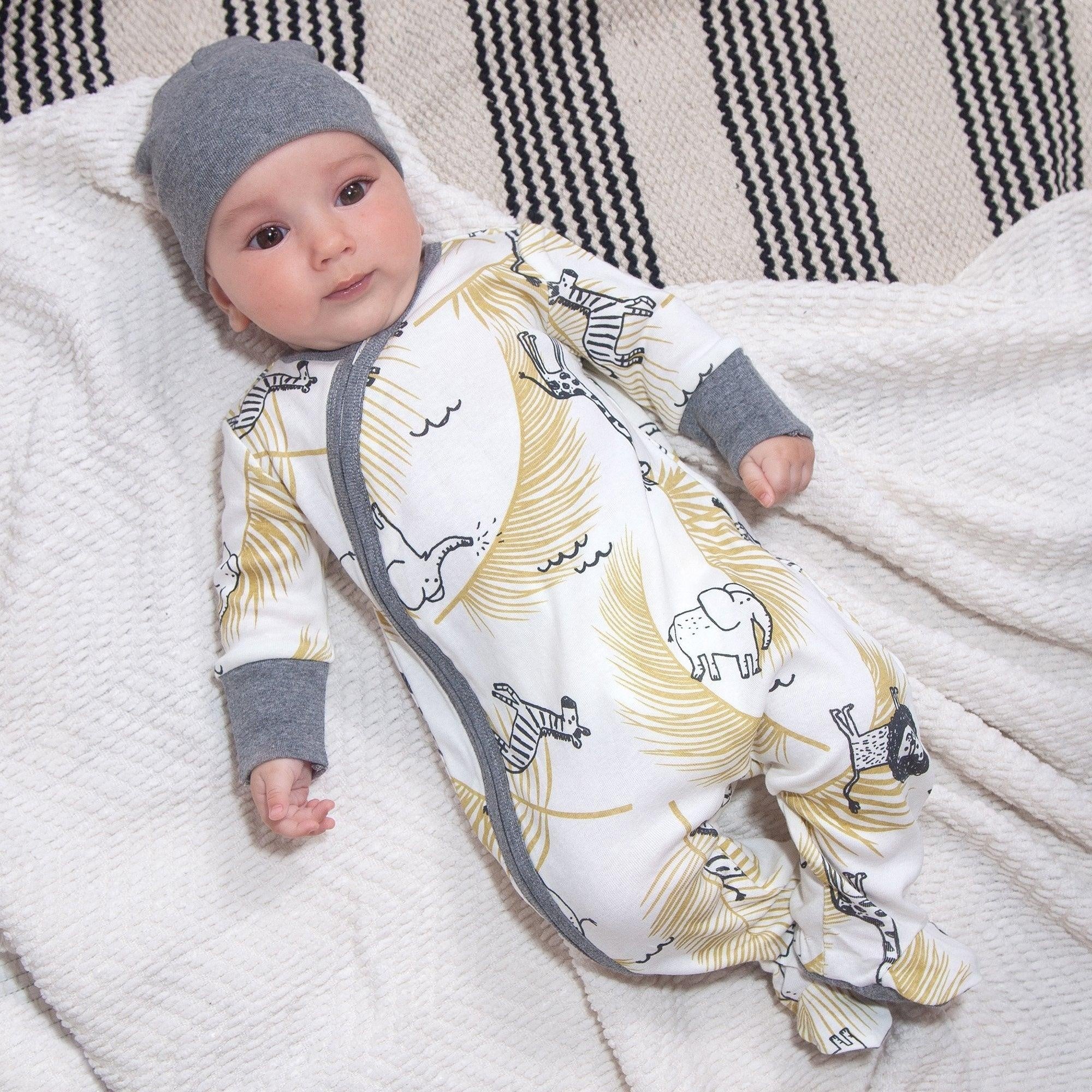 Cute Animal Printed Baby Jumpsuit