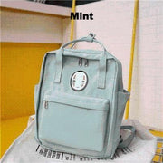 Kawaii Face Pastel Backpack - MomyMall Mint