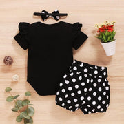 3PCS Sweet Polka Dot Baby Set - MomyMall