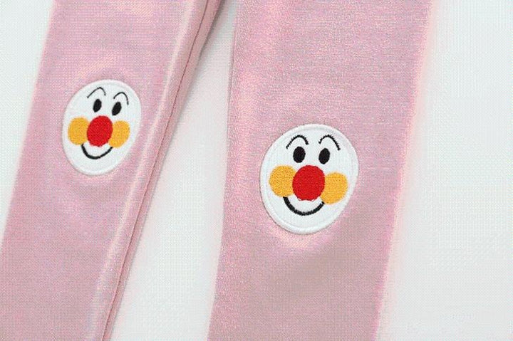 Embroidered Anpanman Patch Leggings