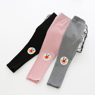 Embroidered Anpanman Patch Leggings