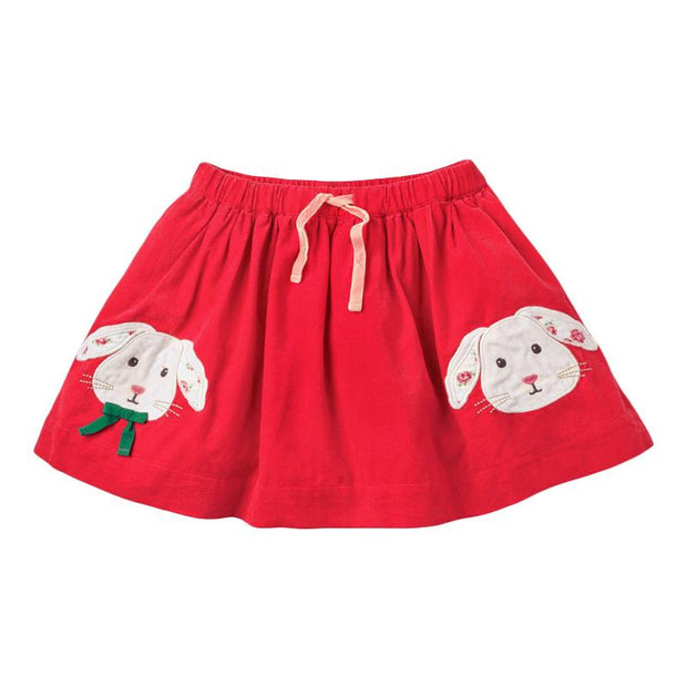 Bunny Patch Red Skirt - MomyMall 2-3 Years