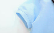 Tiny Rex Striped Collar Polo Shirt