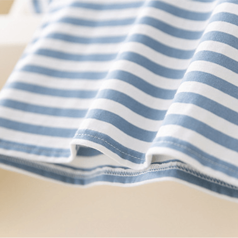 Mini Heart Striped Sailor Tee