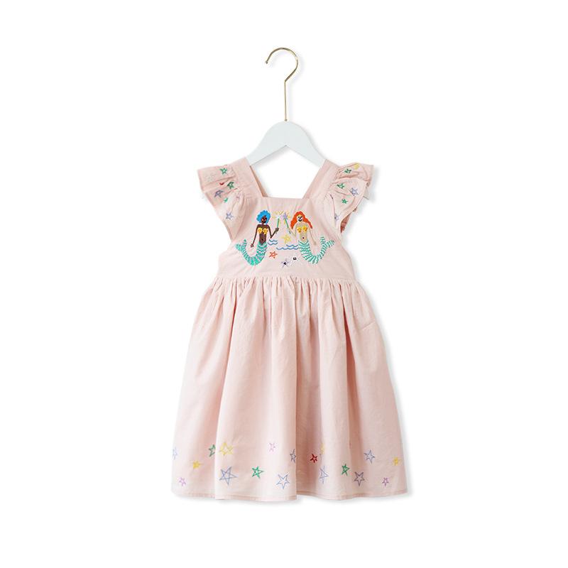 Embroidered Little Mermaid Dress - MomyMall 18-24 Months