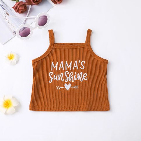 Mama's Sunshine or Auntie is my Bestie Floral Outfit - MomyMall
