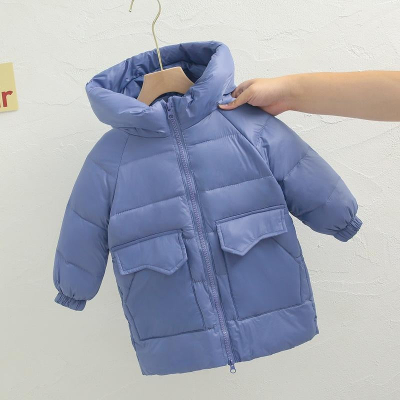 Finn Ultra Light Long Down Coat - MomyMall 3-4 Years / Blue