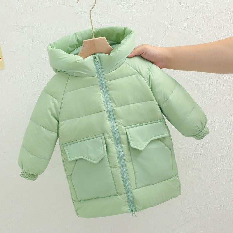 Finn Ultra Light Long Down Coat - MomyMall 3-4 Years / Green