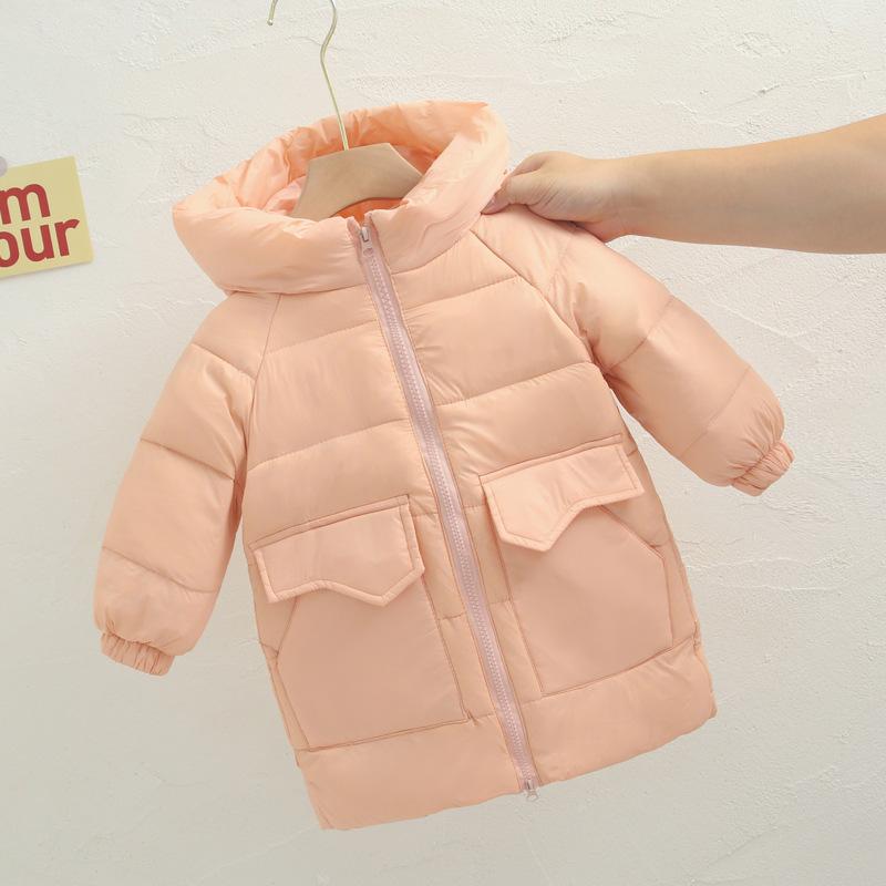 Finn Ultra Light Long Down Coat - MomyMall 3-4 Years / Pink