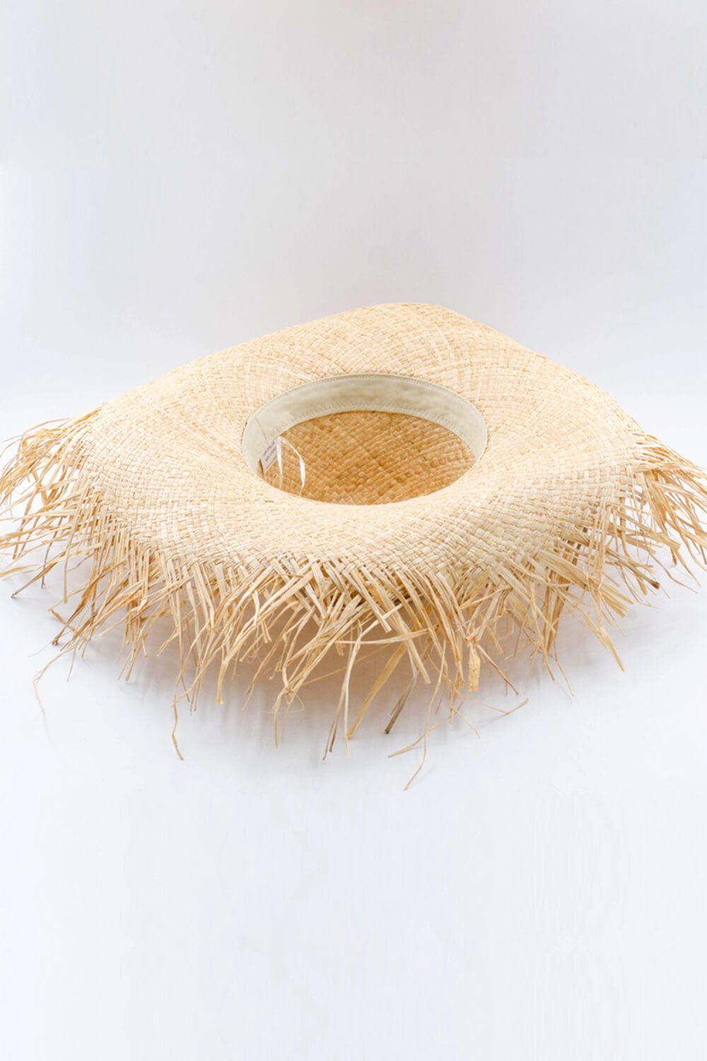 Raffia Straw Open Weave Sun Hat - MomyMall