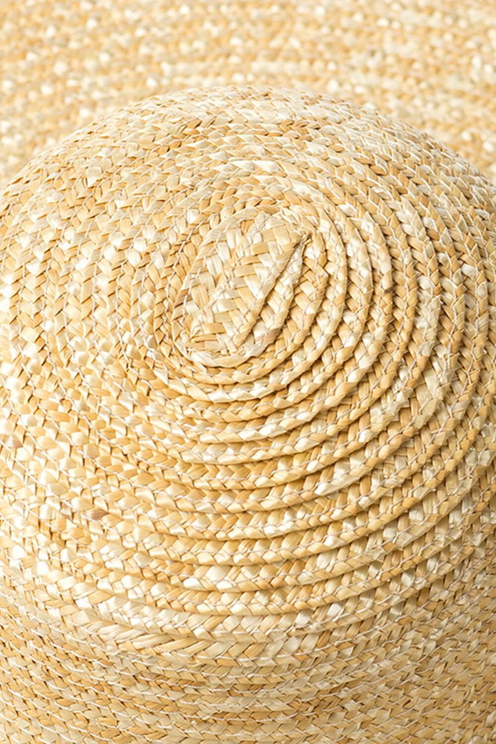 Wheat Straw Dome Crown Sun Hat - MomyMall