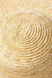 Chapeau de soleil en forme de dôme en paille de blé