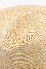 Wheat Straw Panama Fedora Sun Hat - MomyMall