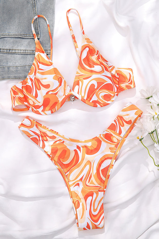 Bikinihose „Horizons“ in gebranntem Orange