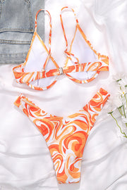 Bikinihose „Horizons“ in gebranntem Orange