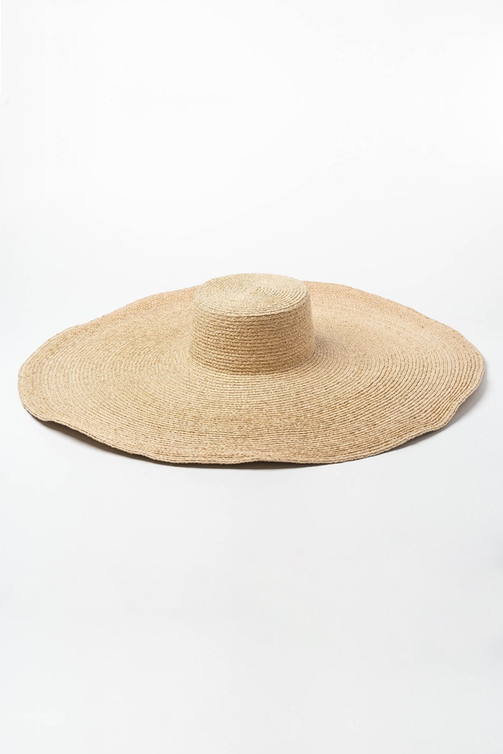 Raffia Straw Floppy Brim Boaster Hat - MomyMall