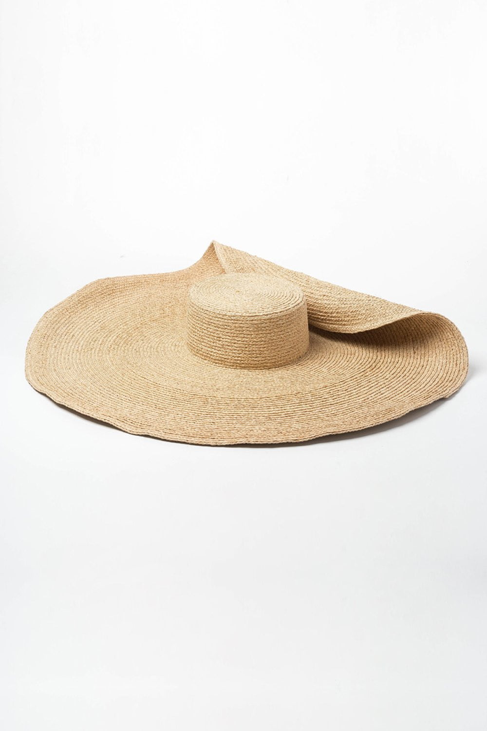 Raffia Straw Floppy Brim Boaster Hat - MomyMall