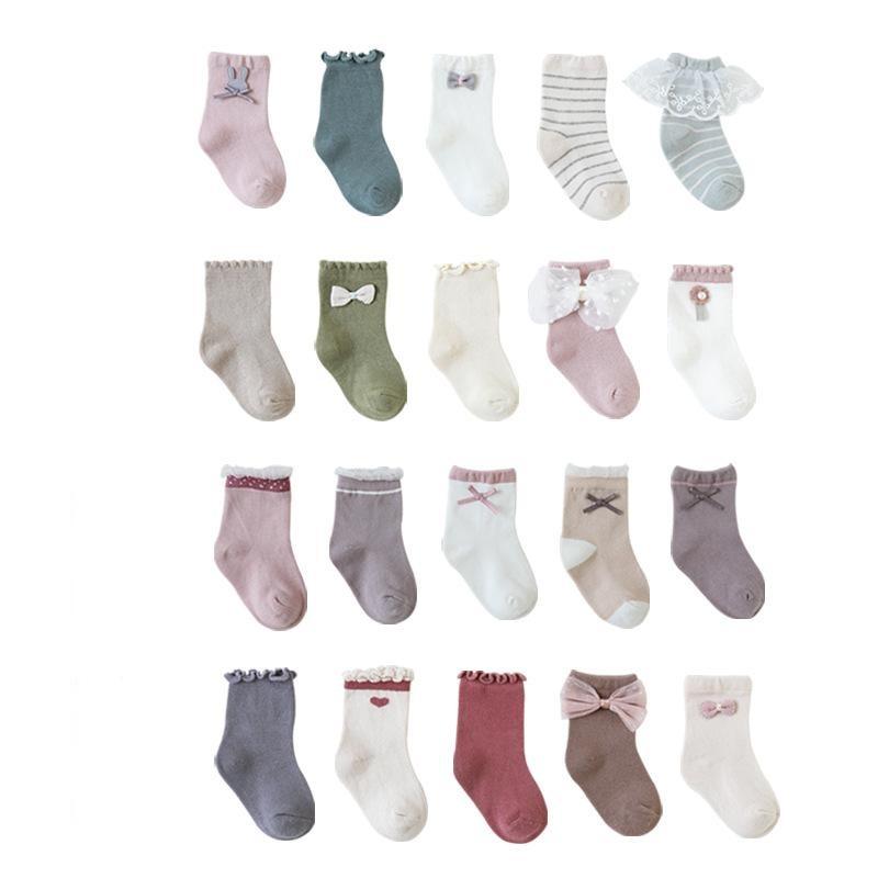 Bows Kids Socks [Set of 5]